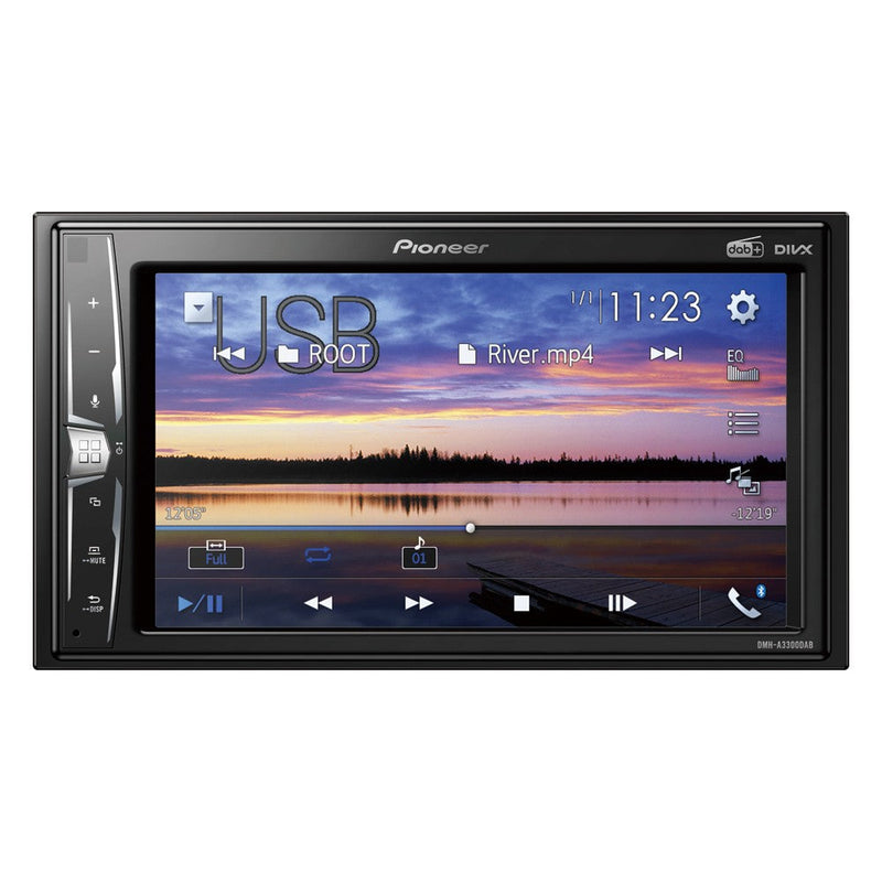 Pioneer DMH-A3300DAB Mechless Media Player with DAB and Bluetooth