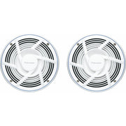 A pair of Pioneer TS-MR2040 marine speakers with white frames and pure white AES grilles.