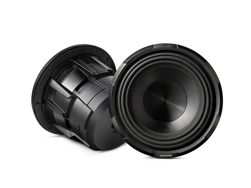 Alpine X-W10D4 10" X-Series Subwoofer Dual 4Ω 2700W