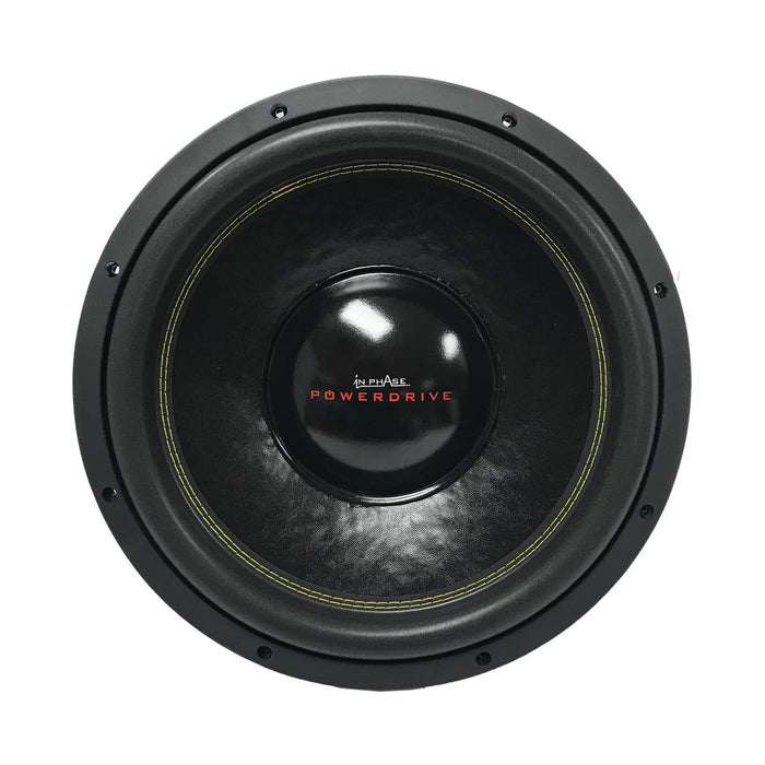 In Phase PowerDrive15 3000W 15" Dual 2Ω Voice Coil Subwoofer