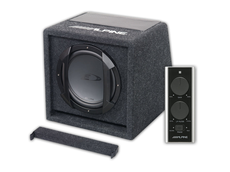 Alpine SWE-815 Ready-to-use amplified subwoofer box 8” (20cm) Amplified Subwoofer Box
